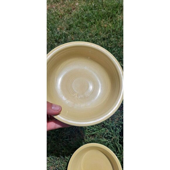 Fiestaware 2 Pale Yellow salad/soup bowls & one mug - Picture 4 of 6